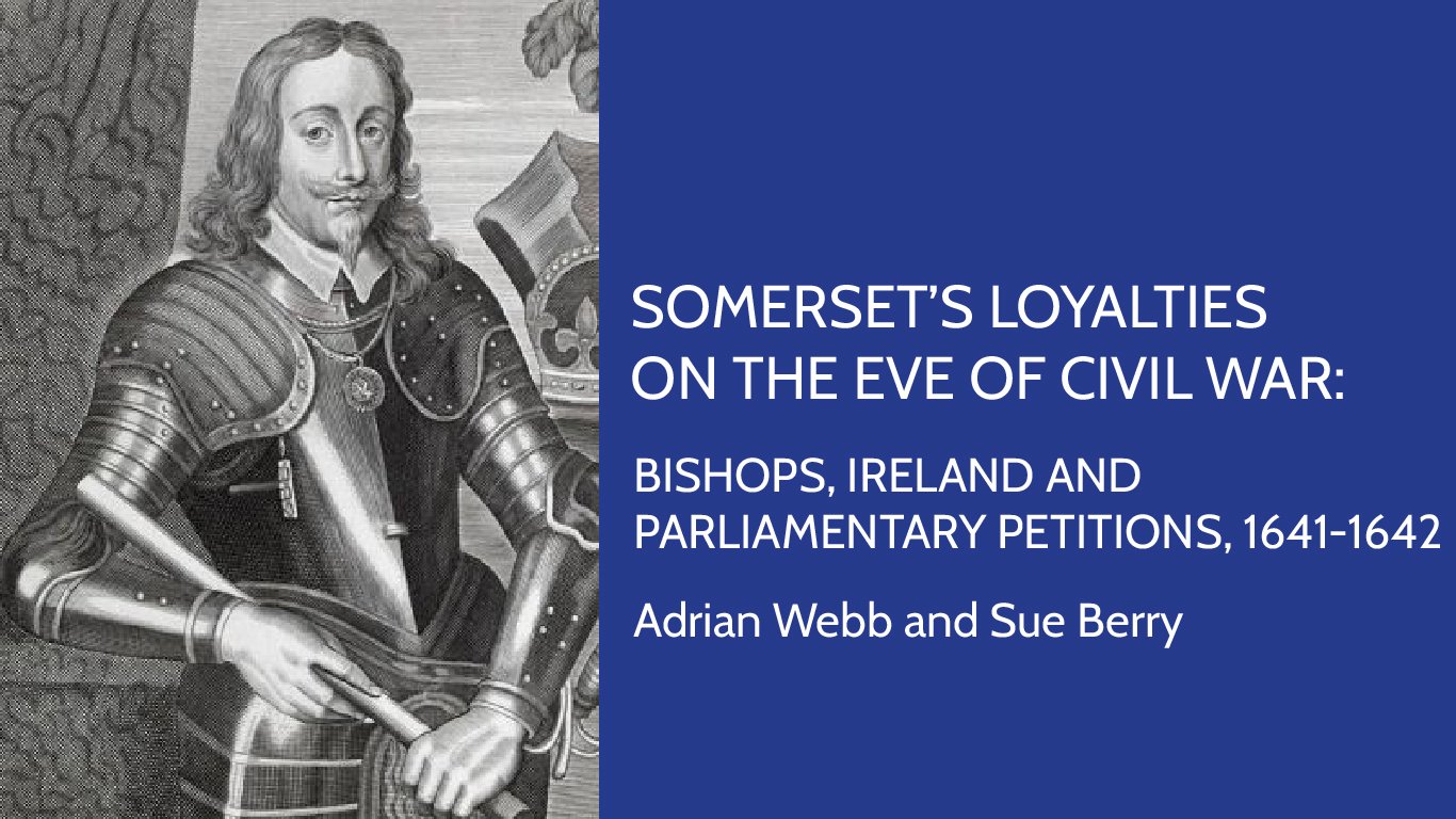 Publication of Somerset's Loyalties on the Eve of the Civil War